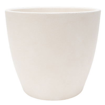 Кашпо Композит Замша №9 / КЗ-Б9к-305-03 (40л, белый бутон)