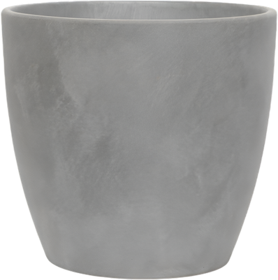 Кашпо Композит Замша №9 / КЗ-Б9к-305-22 (40л, серый бутон)
