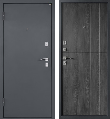 Входная дверь Промет Титан 96x205 (левая, антеро/шале графит)