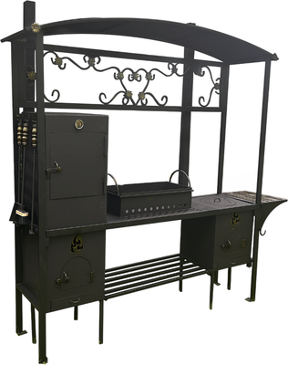 Мангал-беседка Станкоинструмент Царский 3