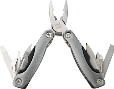 Мультитул Deli EDL555101 (серый)