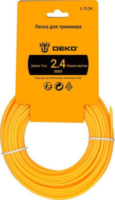 Леска для триммера Deko L-TL24 / 084-2027