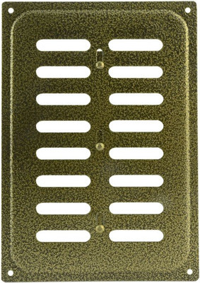 Решетка вентиляционная Нора-М 165x240 с заслонкой / 4846 (старая бронза)