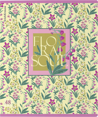 Тетрадь Erich Krause Floral Soul / 63316 (48л, клетка)