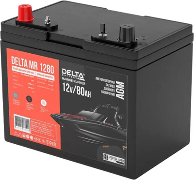 Аккумулятор лодочный DELTA MR 1280