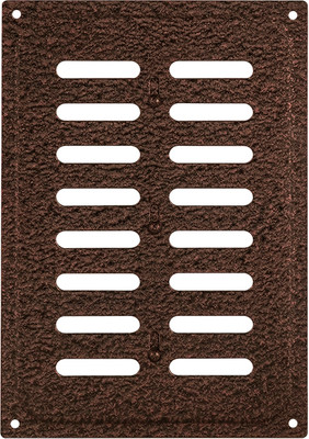 Решетка вентиляционная Нора-М 165x240 с заслонкой / 19371 (кожа/медь)