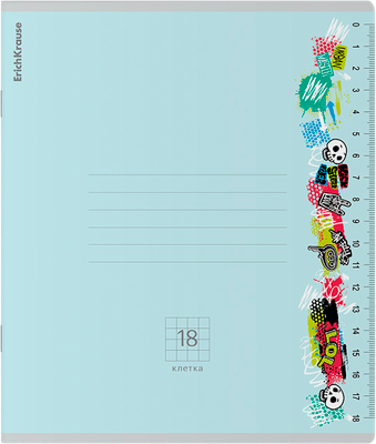 Тетрадь Erich Krause Ruler Hobby / 63232 (18л, клетка)