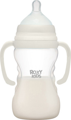 Бутылочка для кормления ROXY-KIDS Быстрый поток 6+ / RBTL-003-B (260мл, кокосовый)