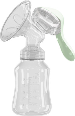 Молокоотсос ручной ROXY-KIDS С бутылочкой / RBRP-M15-G (зеленый)