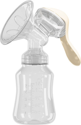 Молокоотсос ручной ROXY-KIDS С бутылочкой / RBRP-M15-I (слоновая кость)