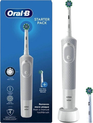 Электрическая зубная щетка Oral-B Vitality D100 Starterkit + 2 насадки