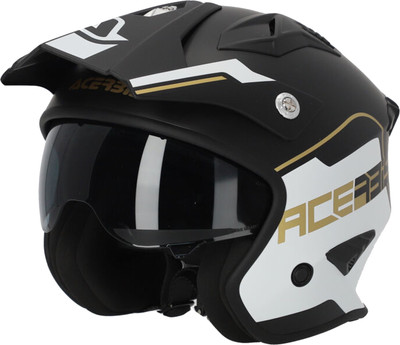 Мотошлем Acerbis JET Aria 22-06 / 0025055.002.062 (S, белый/черный/золотой)