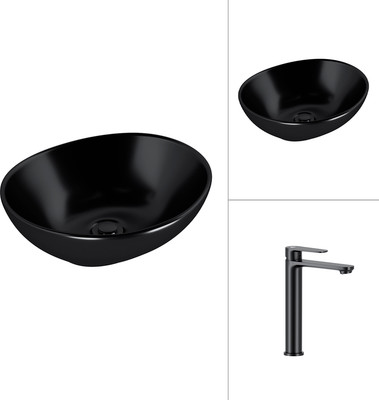 Умывальник со смесителем Lauter 21652-A + Moon 21СК8691BS