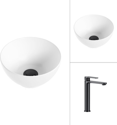 Умывальник со смесителем Lauter 21601E + Moon 21СК8691BS