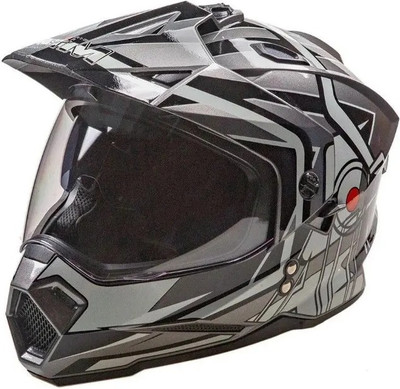 Мотошлем AiM JK802S / 802-024-XS (XS, черный/серый/белый)