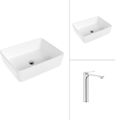 Умывальник со смесителем Lauter 21674 + Rio 21AM12672