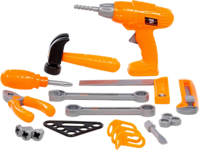 Набор инструментов игрушечный Полесье №45 / 10428 (20эл, в блистере)