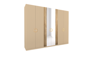 Шкаф ФорестДекоГрупп Никея 6 (капучино)