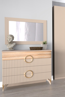 Зеркало ФорестДекоГрупп Никея (капучино)