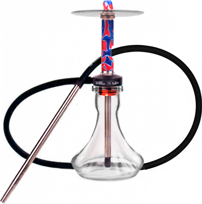 Шахта для кальяна First Hookah X UZI47 Core Mini (красный/синий)