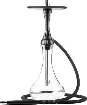 Шахта для кальяна Alpha Hookah X Black Matte (силиконовый шланг, мундштук, диффузор)