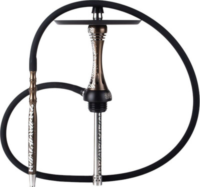 Шахта для кальяна Alpha Hookah X Artist Collection Bronze (силиконовый шланг, мундштук, диффузор)