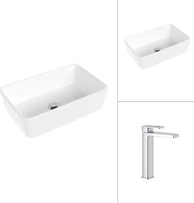 Умывальник со смесителем Lauter 21674A + Cascade 21СК0655C