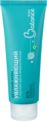 Крем детский Baby Balance Увлажняющий с маслом Ши и пребиотиками / 02072106 (75мл)