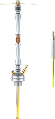 Шахта для кальяна Hoob Mars Space Grey Gold (диффузор, силикон, пружинка, мундштук)