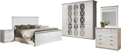 Комплект мебели для спальни ФорестДекоГрупп Прованс 5 180 (с комодом)