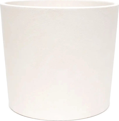 Кашпо Композит Флок Кедр №3 / КЗ-Ке3к-312-03 (2.7л, белый)