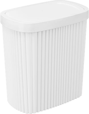 Контейнер для мусора Econova Velvet / 435204316 (белый)