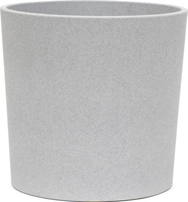 Кашпо Композит Флок Кедр №3 / КЗ-Ке3к-312-22 (2.7л, серый)