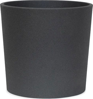 Кашпо Композит Флок Кедр №3 / КЗ-Ке3к-312-15 (2.7л, черный)