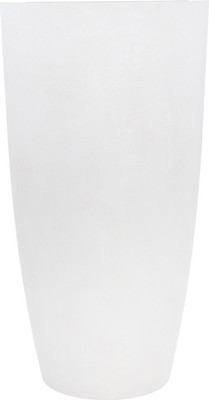 Кашпо Композит Замша ВВ №7 / КЗ-Б7вв-305-03 (29.5л, белый бут)