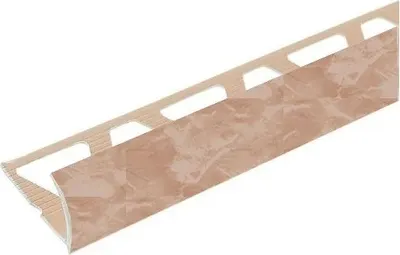 Уголок под плитку Ideal Внутренний 8мм 105 (мрамор светло-бежевый)
