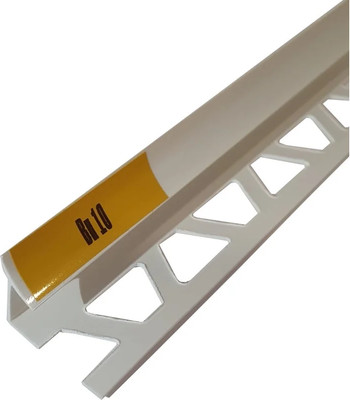 Уголок под плитку Ideal Идеал 001 Внутренний 8мм (2.5м, белый)