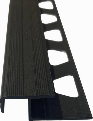 Уголок под плитку Profiling Алюминиевый ПО-02 (2.7м, черный)
