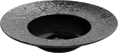 Набор тарелок Stenova Home Lava 61418186 (2шт, черный фарфор)