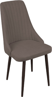 Стул ТриЯ Данте Dream Stone (черный муар/серо-коричневый)