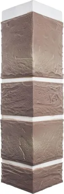 Угол для фасадной панели Альта-профиль Камень Пражский-03 Наружный