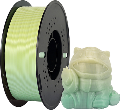 Пластик для 3D-печати Kingroon Temperature Changing PLA 1.75mm / HC136 (1кг, Blue Green/Yellow Green )