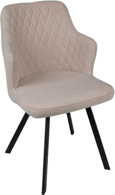 Стул ТриЯ Лукас (черный муар/Brendy Creame)