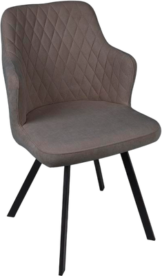 Стул ТриЯ Лукас (черный муар/Brendy Latte)