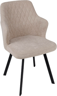 Стул ТриЯ Лукас поворотный (черный муар/Brendy Creame)