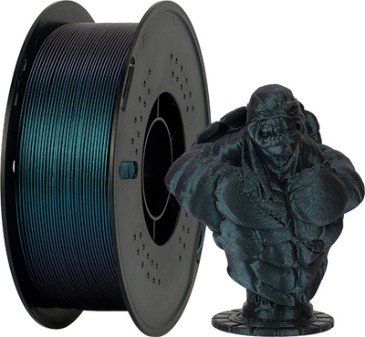 Пластик для 3D-печати Kingroon PLA Combustion Titanium Metal 1.75mm / HC145 (1кг)