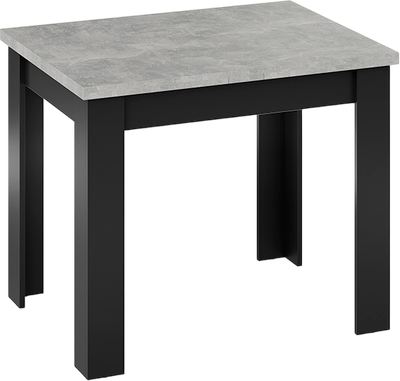 Обеденный стол ТриЯ Промо тип 3 (черный/ателье светлый)