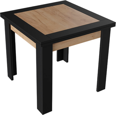 Обеденный стол ТриЯ Хьюстон тип 3 (черный/дуб крафт золотой)