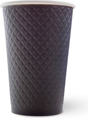 Набор бумажных стаканов Паксервис НВ90-530 / 385199 (1000шт, черный)