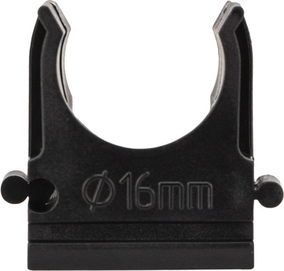 Крепеж-клипса для трубы DEKRON GX4001-1 (100шт, черный)